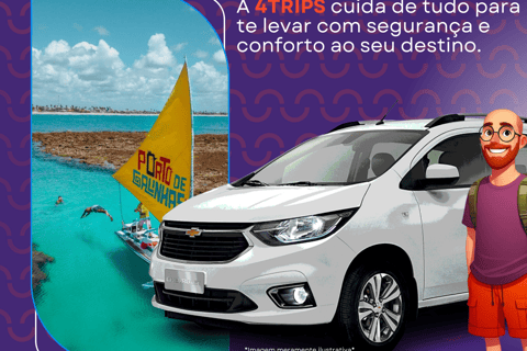 Recife Luchthaven: Privé transfer Porto de Galinhas (in&amp;uit)