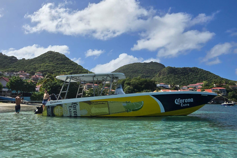 Deshaies: Boat trip to Les Saintes, with a swim and snorkel visit Deshaies: Boat trip to Les Saintes, swimming & snorkeling