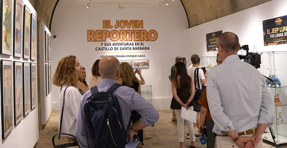 Alicante: Tintin Collectibles Exhibition at Santa Bárbara Castle