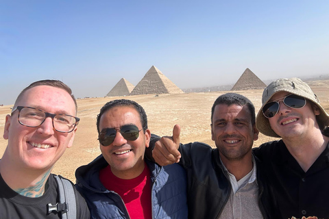 VISITE D&#039;UNE JOUNÉE : PYRAMIDES DE GIZA, SPHINX, SAQQARA ET MEMPHIS