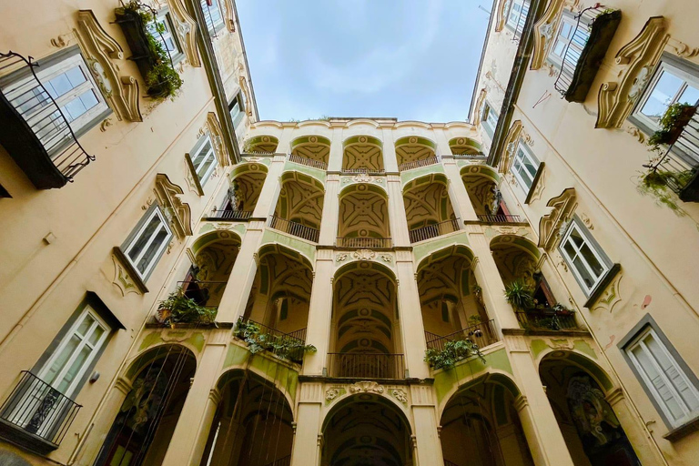 Naples: Historic Palaces Street Art Wine &amp; Food Walking Tour