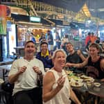 Singapore: Tour gastronomico guidato in notturna