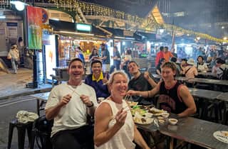Singapur: Geführte Street Food Tour bei Nacht