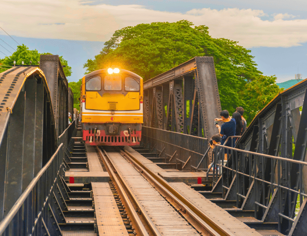 Kanchanaburi: Death Railway & Erawan Falls Tour from Bangkok