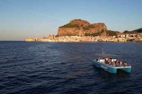 Cefalù: Coast-to-Coast Catamaran Tour