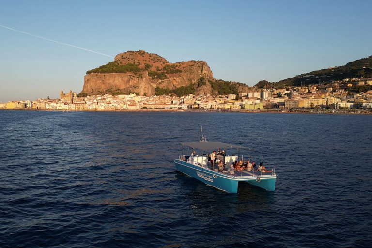 Cefalù: Coast-to-Coast Catamaran Tour
