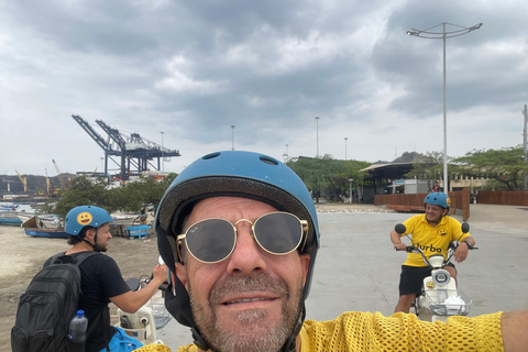 Santa Marta: Electric Motorcycle City Tour with Tastings Santa Marta Electric motorcycle morning City tour
