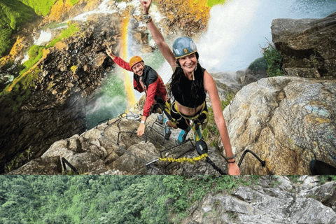 Medellín: Excursion to Salto del Buey, natural connection with waterfalls and canopy.