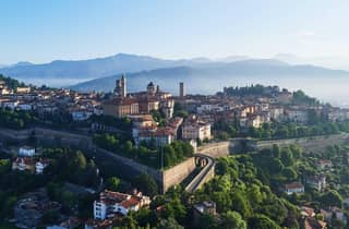 Ab Mailand: Private Tagestour nach Bergamo, der Festungsstadt