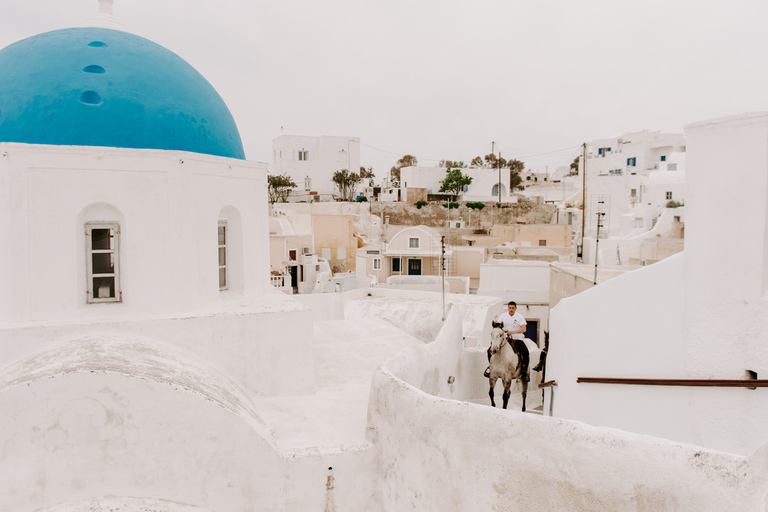 Santorini: jazda konna o zachodzie słońca na kalderzeSantorini: Przejażdżka konna o zachodzie słońca nad kalderą