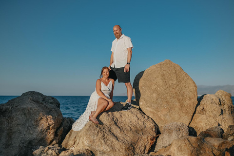 Hersonissos Port: Walking Photography Experience Ultimate Photoshoot – All Digital Photos Included