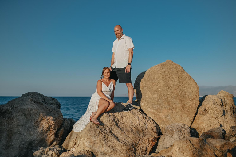 Hersonissos Port: Walking Photography Experience Ultimate Photoshoot – All Digital Photos Included