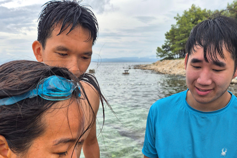 Wspaniała błękitna laguna, łódź motorowa, wino/woda i ręczniki w cenie.Włochy na plaży