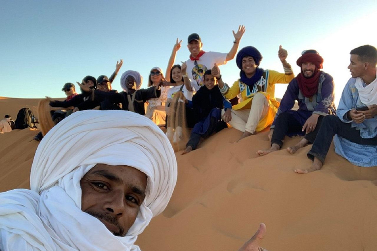 Marrakech or Fes: 4-Day Desert Tour to Erg Chebbi Dunes 4D3N Desert Tour Fez to Marrakech (Luxury Accommodations)