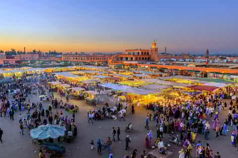 From Casablanca: Marrakech Guided Day Trip with Camel Ride