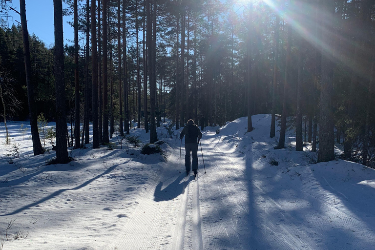 Oslo: Wilderness Skiing Tour with Lunch by the Fire