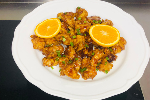 Online Cooking Class Orange Chicken by Chef Sunflower LiPrivate Group