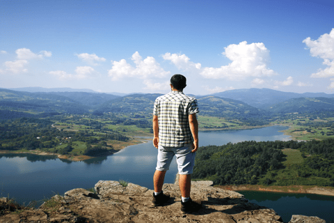 Depuis Belgrade : Valjevo, lac Rovni, rivière Gradac et Celije