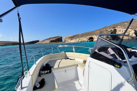 Malta: Comino, Blue lagoon Private Speed Boat Tour