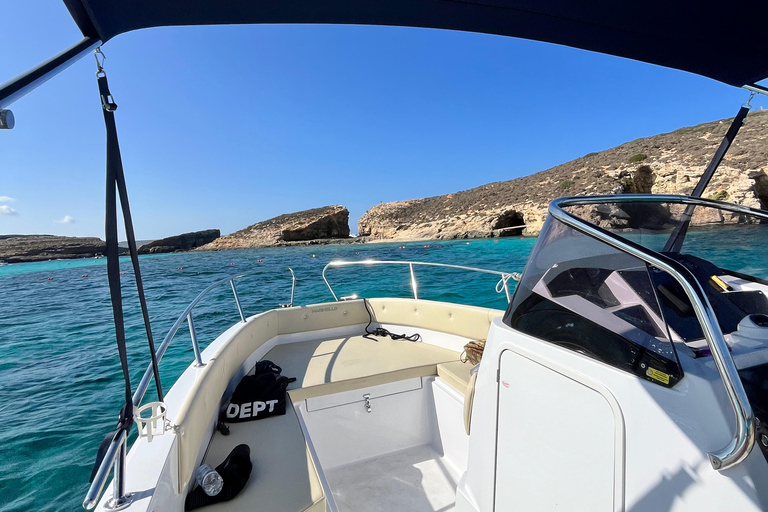 Malta: Comino, Blue lagoon Private Speed Boat Tour