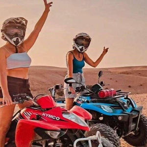 Marrakech: Agafay Desert Quad Biking Tour with Dinner & Show