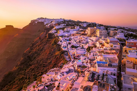Santorini Shared Helicopter Flight on Bell 206