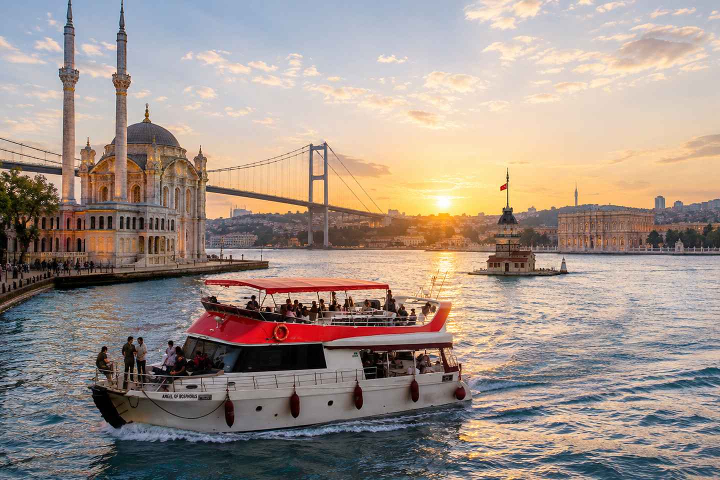 Istanbul: Bosphorus Sunset Yacht Cruise or Dinner Cruise - Bosphorus Dinner Cruise & Show with Private Table