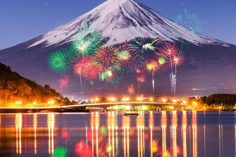 Tokio: Mount Fuji &amp; Meer Kawaguchi Vuurwerk Festival Dagtour