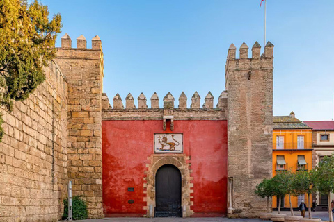 Seville: Alcázar Exterior, Cathedral, Santa Cruz, and Guadalquivir Shared tour from Malaga: Seville, Santa Cruz, and monuments