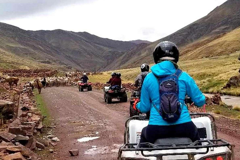 From Cusco: Rainbow Mountain by ATV (Quads) + Meals
