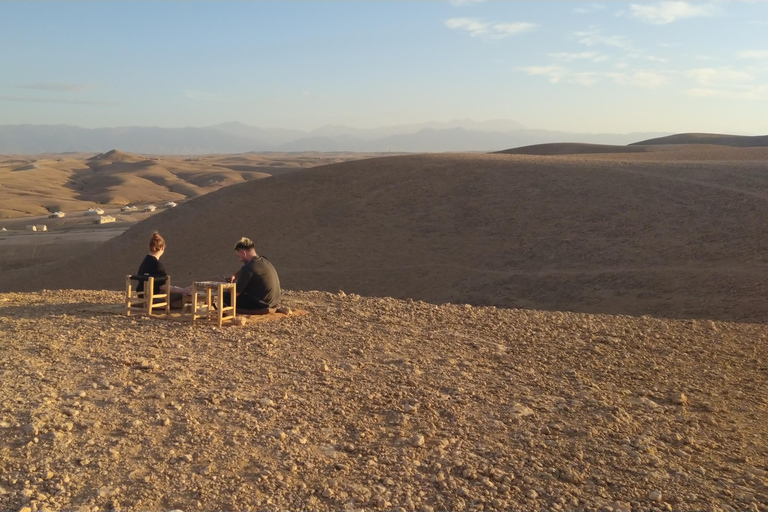 Marrakech: Deserto de Agafay, passeio de camelo e jantar berbere