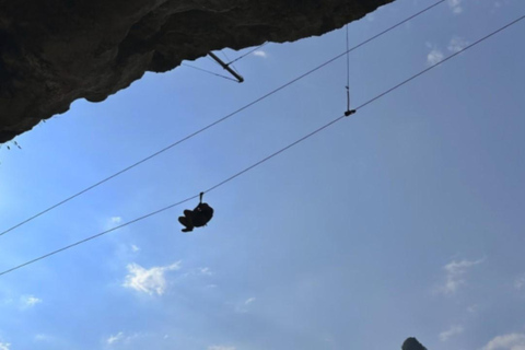 Guilin: Via‑Ferrata, Zip‑line & Sky‑ladder Camp(Opt Guide) Route B‑Sky‑ladder (Challenging Route)