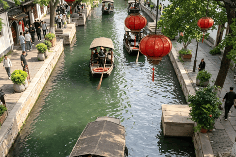 One Day at Shanghai Film Park and Zhujiajiao Water Town