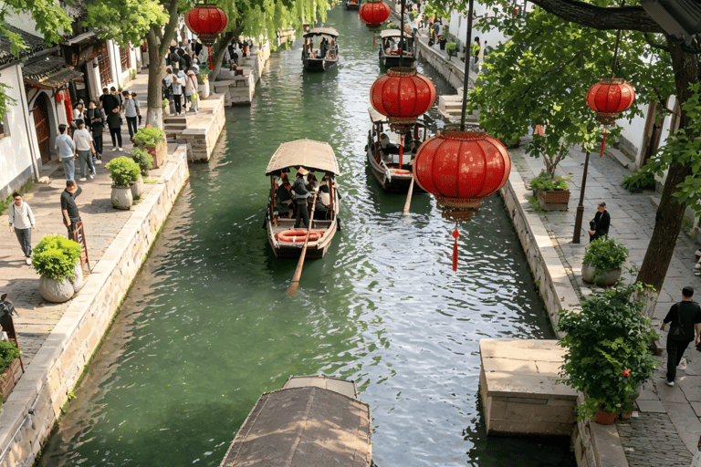 One Day at Shanghai Film Park and Zhujiajiao Water Town