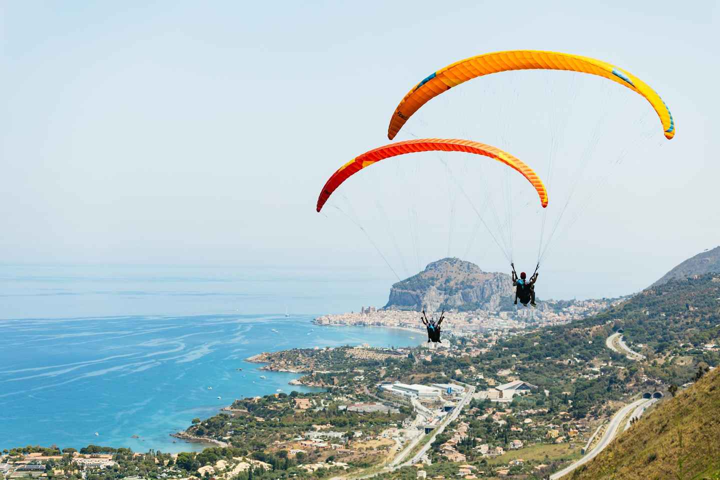 Palermo: Tandem Paragliding Flight and GoPro13 Video, Photos