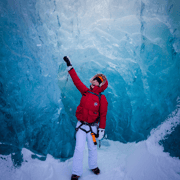 Reykjavík: Caminhada no glaciar icónico, costa sul e cascatas