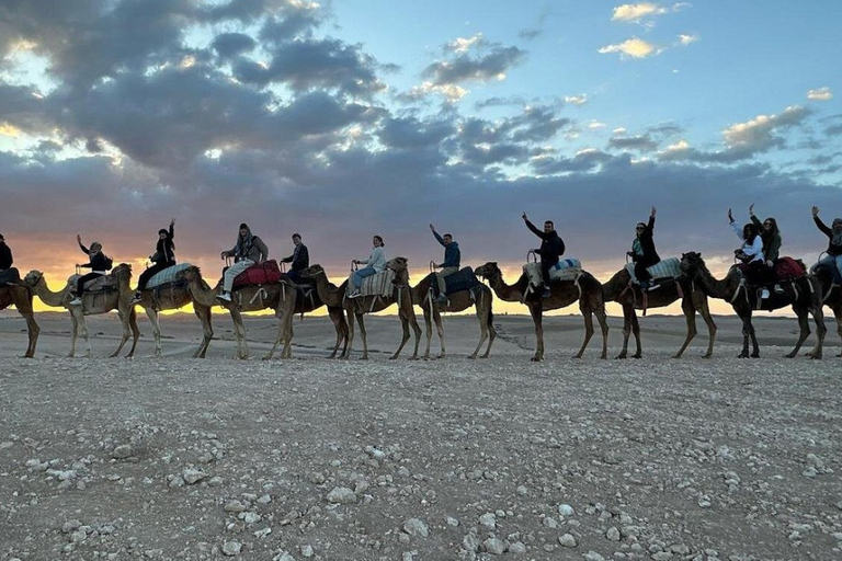 Marrakech: Agafay Desert Quad, Camel Ride & Dinner Fire Show