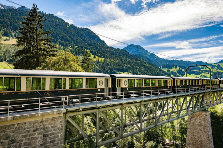 GoldenPass Belle-Epoque: a vintage ride Gstaad-Zweisimmen One-way ticket from Gstaad to Zweisimmen (1st class)