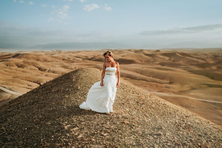 Marrakech: Deserto de Agafay, passeio de camelo e jantar berbere