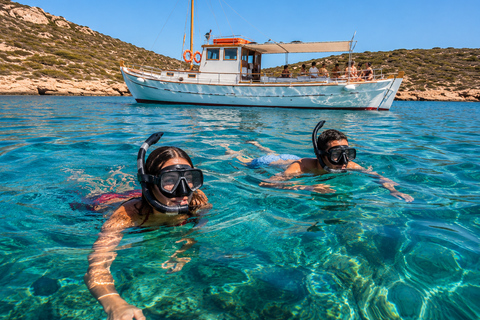 Paros: Naoussa Bay Cruise with Swim Stops and Sunset Option