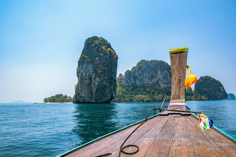 Krabi: 4 ilhas - passeio particular de barco Longtail