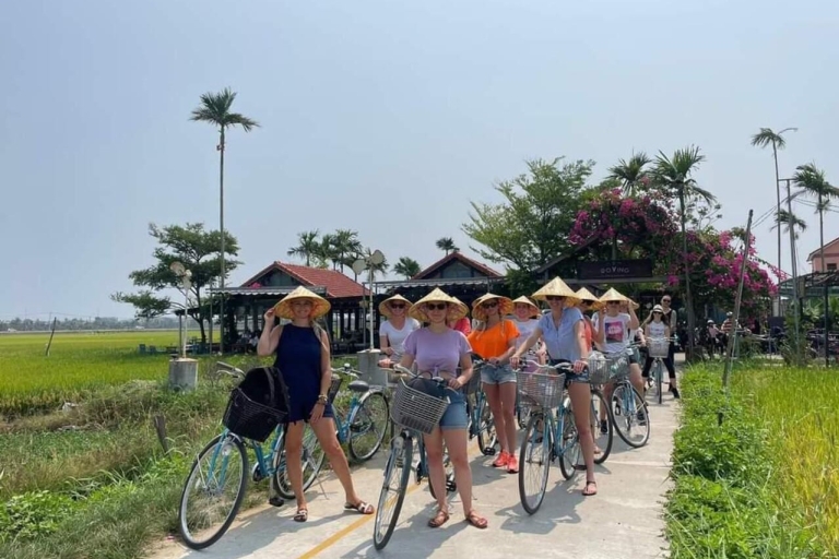 Bicicleta, paseo en barca Cam Thanh y clase de cocina en Tra Que