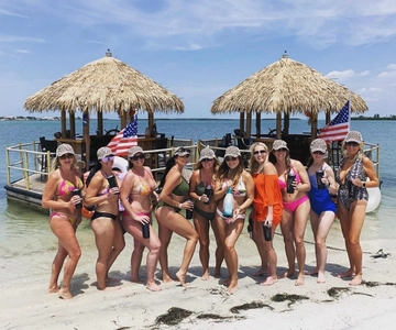 Clearwater Beach: Island Sandbar & Swim Tiki Cruise