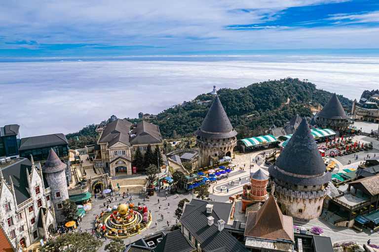 Da Nang: Biglietto d&#039;ingresso al Sun World Ba Na Hills con la funiviaBiglietto di andata e ritorno per la funivia per stranieri