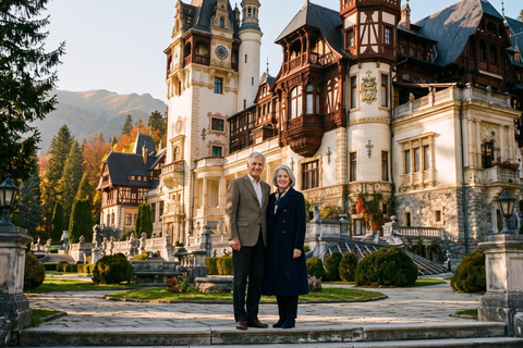 3 Transylvanian Castles: Wednesday, Peles & Dracula + Brașov COACH TOUR Audio guides in 24 languages