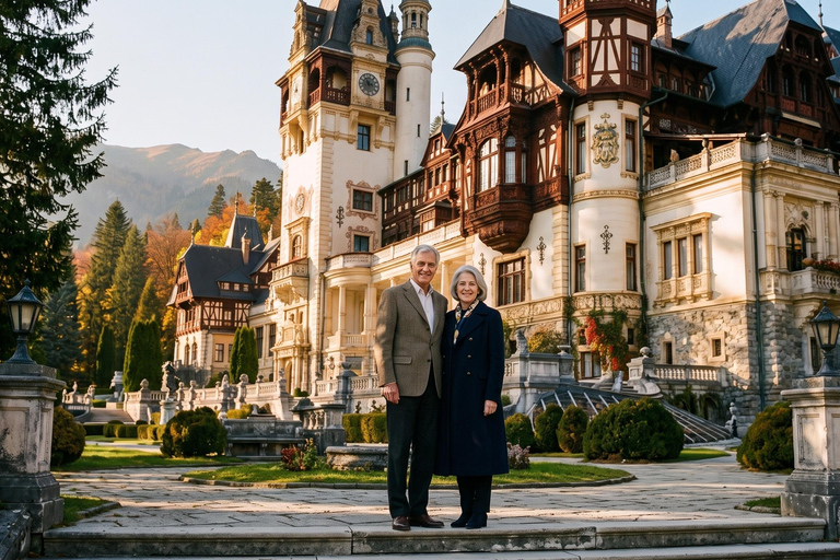3 Transylvanian Castles: Wednesday, Peles & Dracula + Brașov COACH TOUR Audio guides in 24 languages