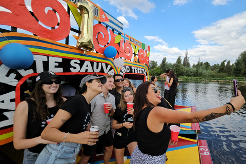 Mexico: Xochimilco Boat Party with Tequila Shots