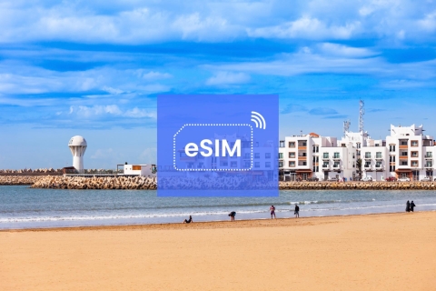 Agadir: Marokko eSIM Roaming mobiel data-abonnement50 GB/30 dagen: 29 Afrikaanse landen