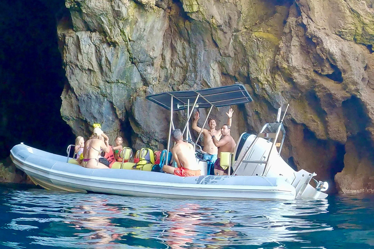 Can Picafort: Speedboat Adventure: Caves & Snorkeling