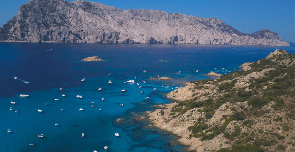 Olbia: Tavolara & Molara with 3 Swim Stops & Aperitif